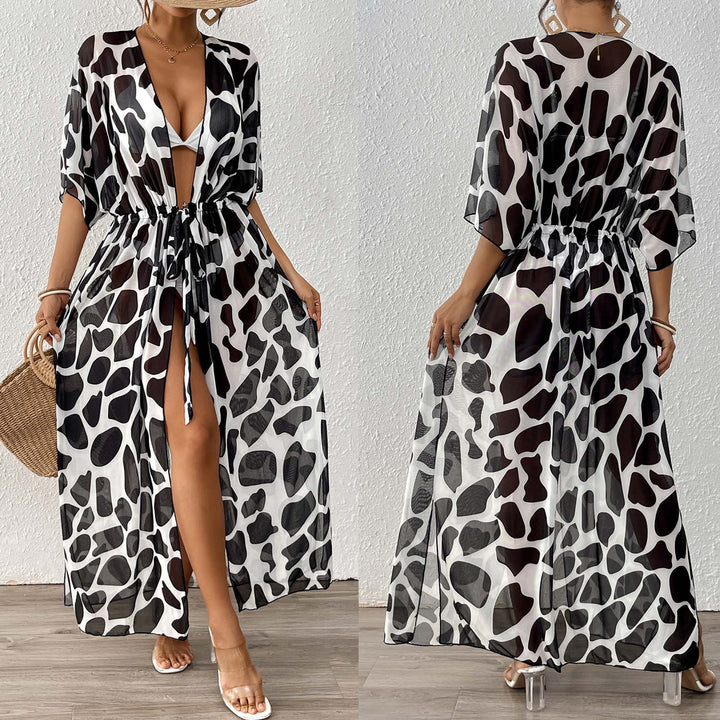 Femme Let Transparent Strand Pareo Maxi Kjole Stilla