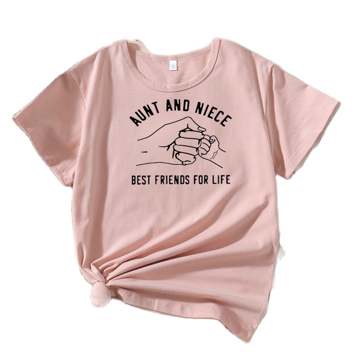 Dame Fritids Forhold Grafik T-shirt Stilla