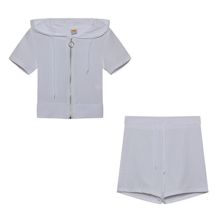 Kvinde Hætte Strik Shortset Stilla