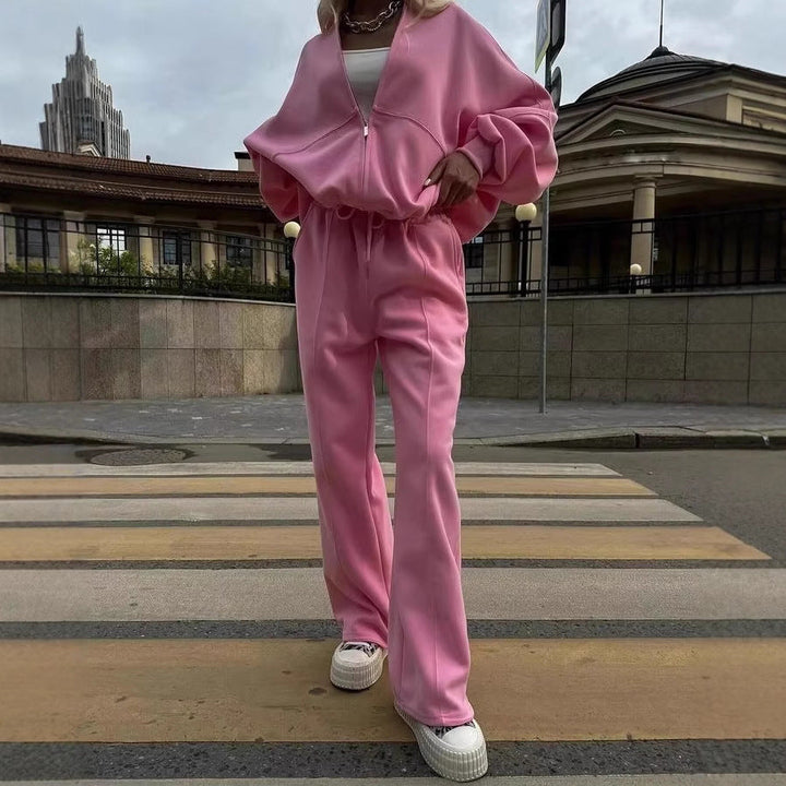Stilla | Casual Zipper Sweatshirt To-delt Sæt