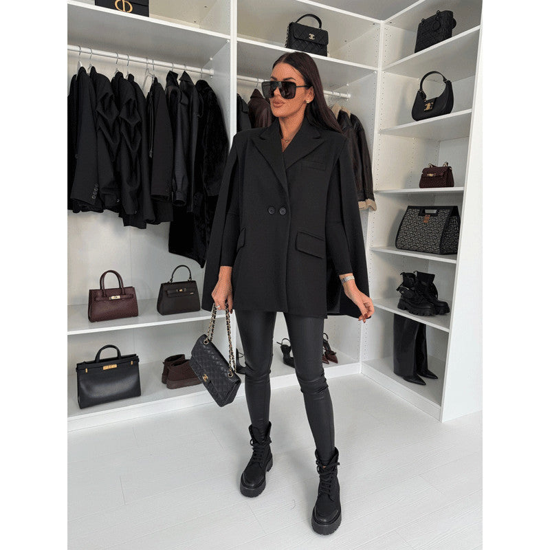 Dame Oversize Blazer med skulderpuder Stilla