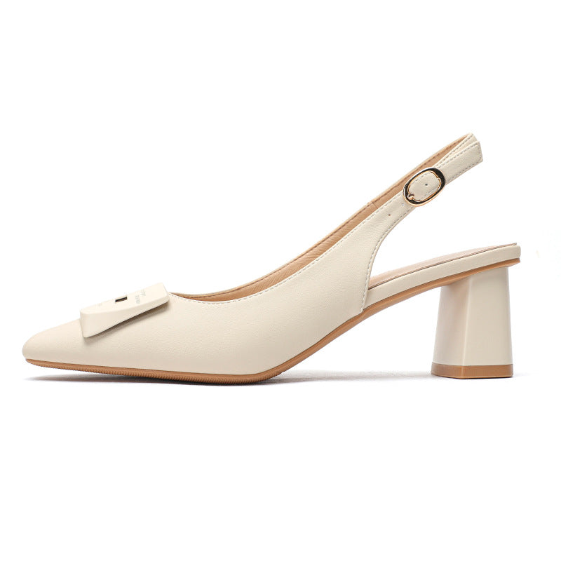 Damer Slingback-hæle med elegant blokhælsdesign Stilla