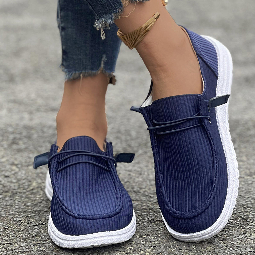 Dame Slip-On fritidssko med skridsikker sål og åndbart overdæk Stilla