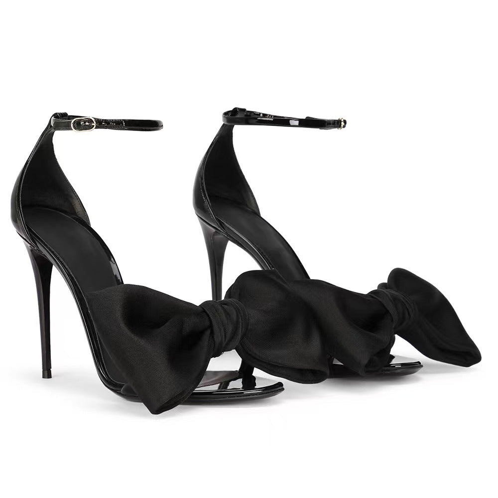 Femme Elegante Højhælede Sandaler med Sløjfedetalje Stilla