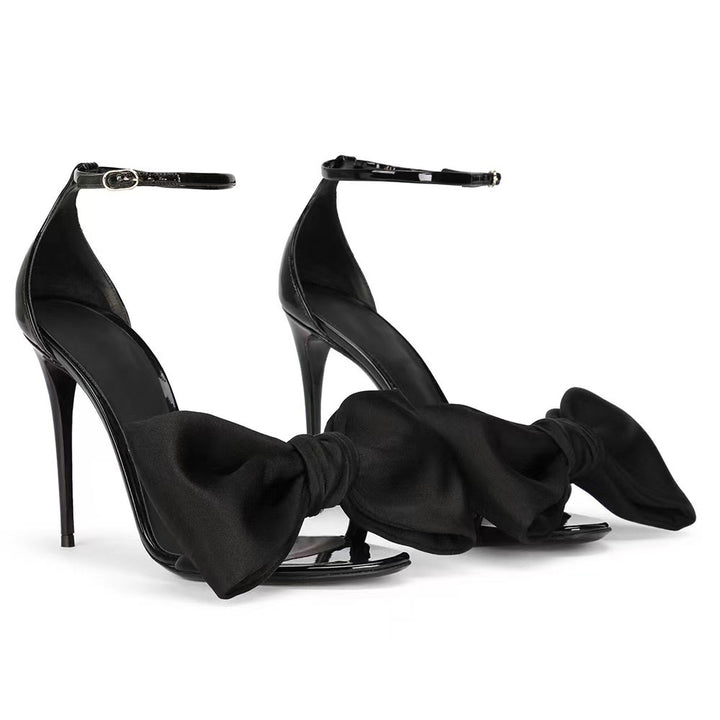 Femme Elegante Højhælede Sandaler med Sløjfedetalje Stilla