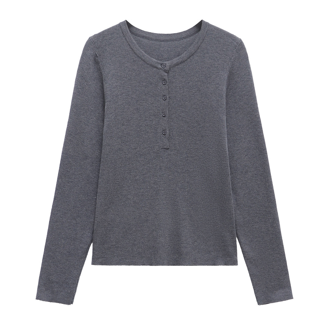 Femme Langærmet Henley Top Stilla