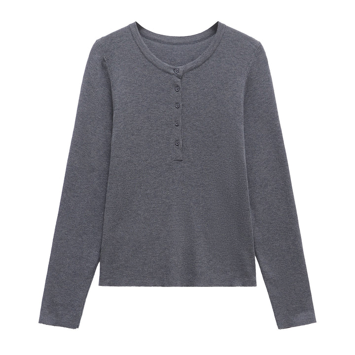 Femme Langærmet Henley Top Stilla
