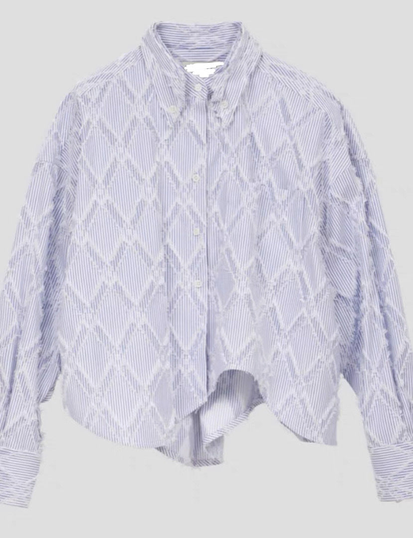 Kvindernes afslappede shorts med elastisk talje og slidisk mønster Stilla