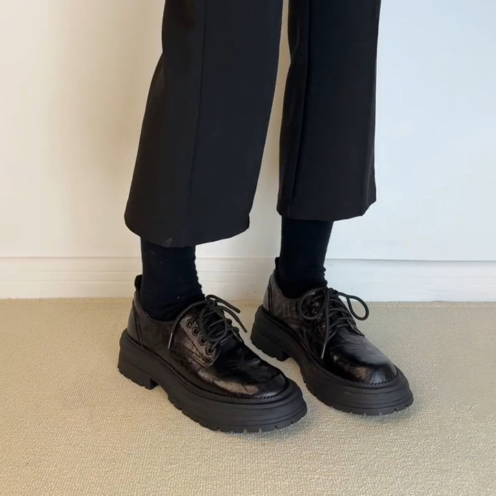 Herrer Chunky Plattform Oxford Sko Stilla