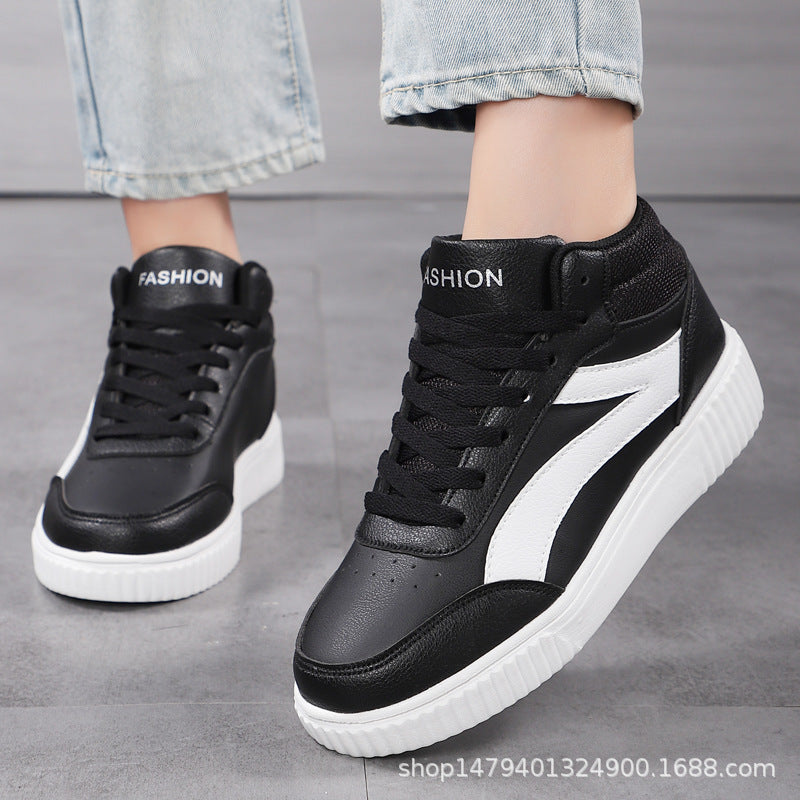 Herren High-Top-Fashion-Sneaker med polstret støtte Stilla