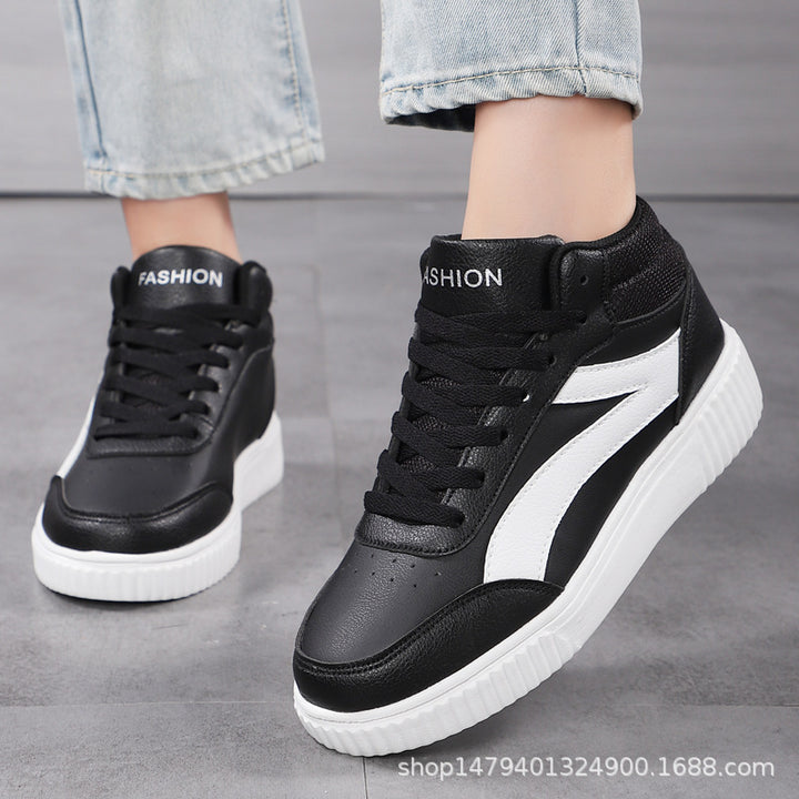 Herren High-Top-Fashion-Sneaker med polstret støtte Stilla