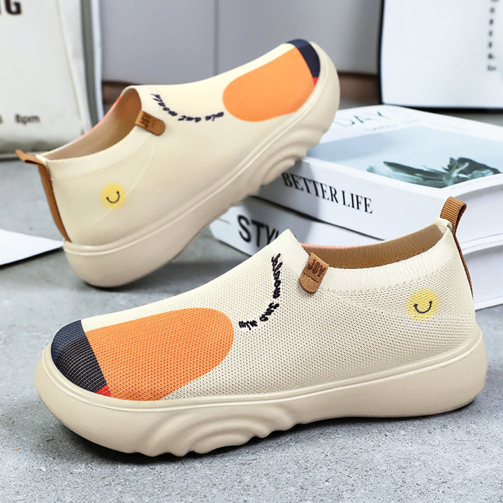 Dame Mode Slip-On Sneakers med trendy design og høj bærekomfort Stilla