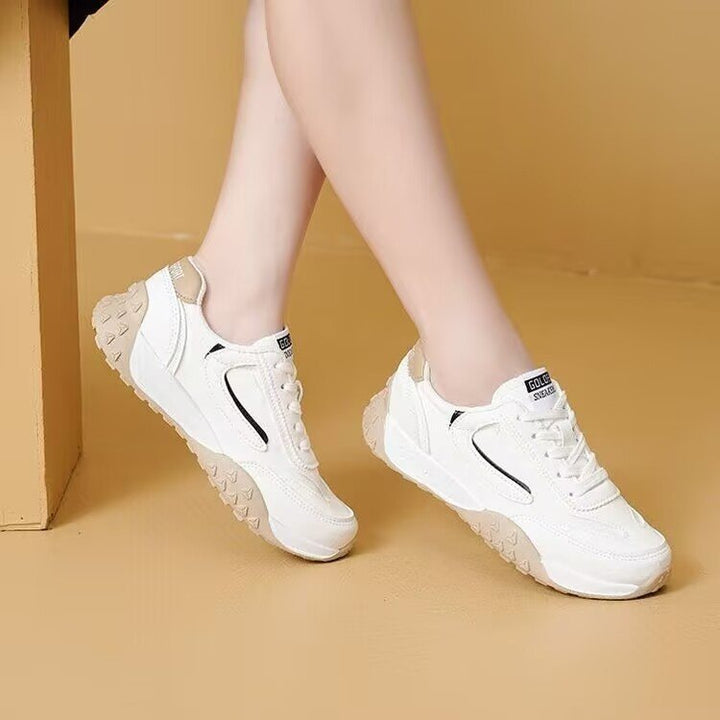 Dame Sneakers med åndbart overmateriale kombination og stabil profil sål Stilla