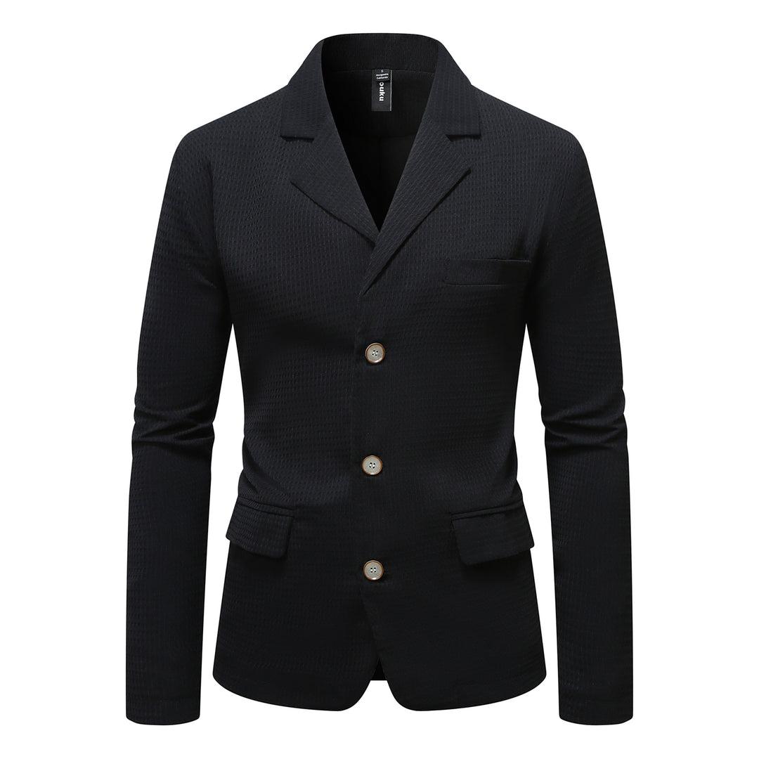 Herre elegant fritidsblazer med struktureret stof Stilla