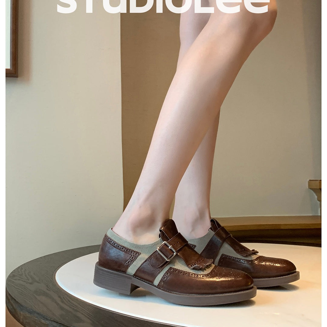 Herrer Brogue Stropper Oxfords Stilla