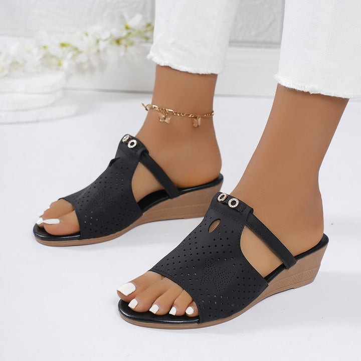 Dame Komfortable Vinkel-Sandaler Stilla