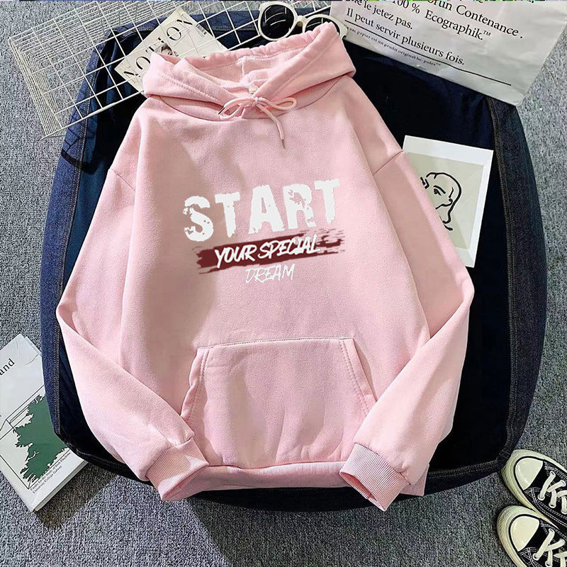 Kvindernes hoodie med motiverende skrift Skovae 1772612852