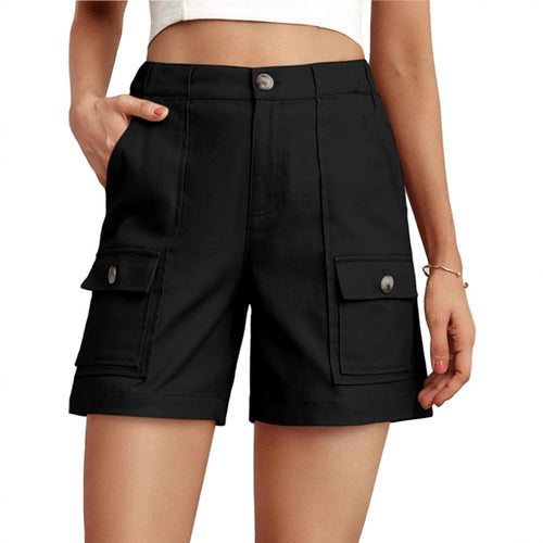 Dame Cargo-shorts med praktiske sidelommer og moderne snit Stilla