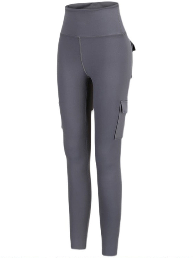 Dame Sporty Fitnessleggings med praktiske lommer og sculpting effekt Stilla