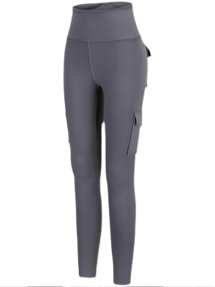 Dame Sporty Fitnessleggings med praktiske lommer og sculpting effekt Stilla