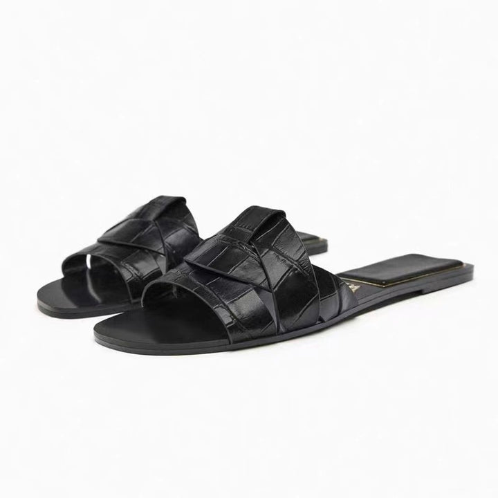 Dame Mode Clogsandaler med kunstnerisk rem-design og behageligt fodseng Stilla