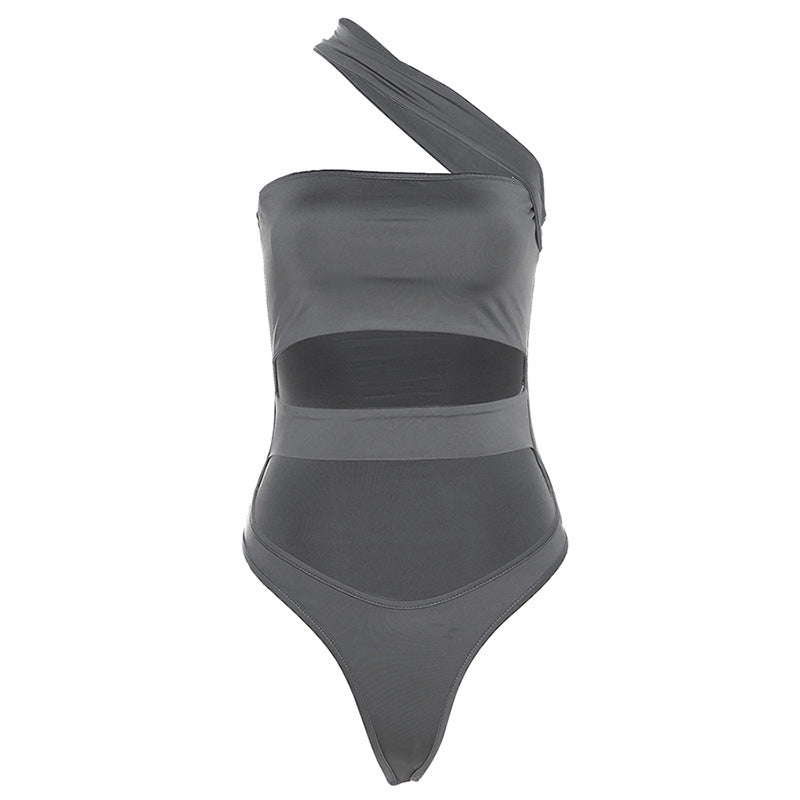 Dame Én-delt Badedragt med asymmetrisk Strop og Cut-Outs Stilla