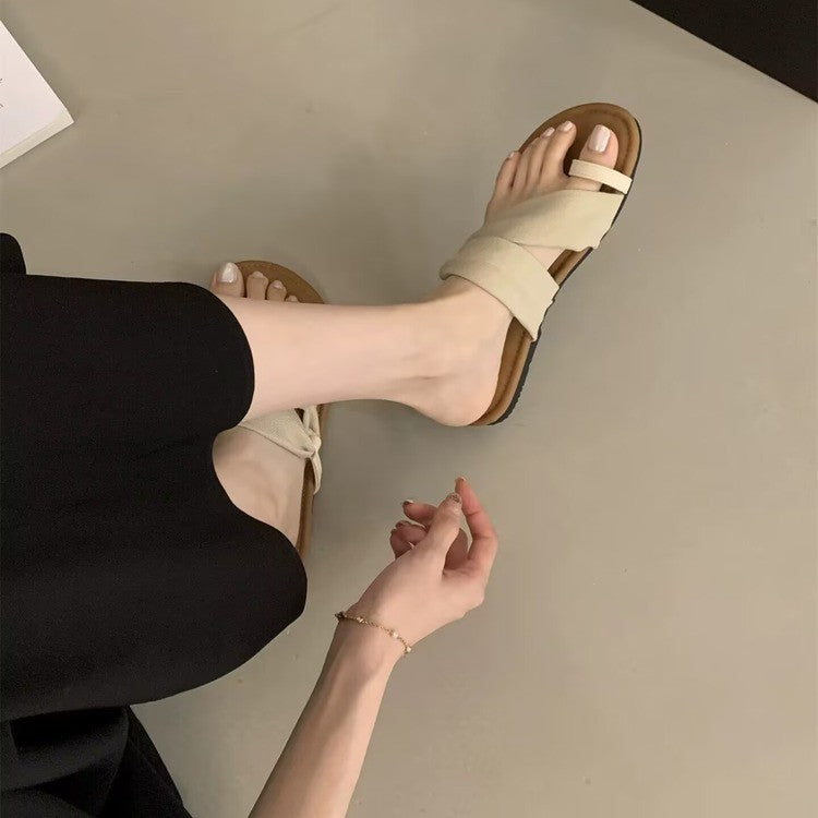 Femme Strappy Slide Sandaler Stilla