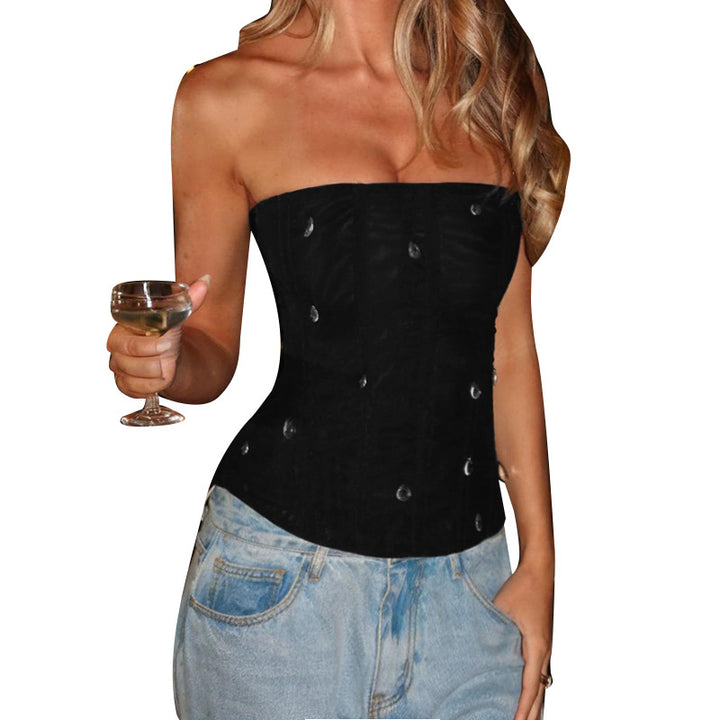 Damer Højkvalitets Bustier-Overtøj med elegant snit Skovae