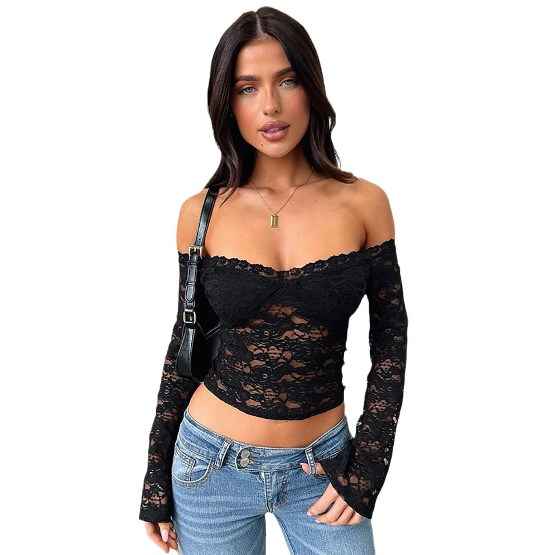 Dame Off-Shoulder Spidsetop Skovae
