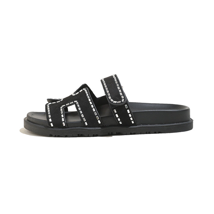 Dame Casual Slides med justerbare remme og moderne design Stilla