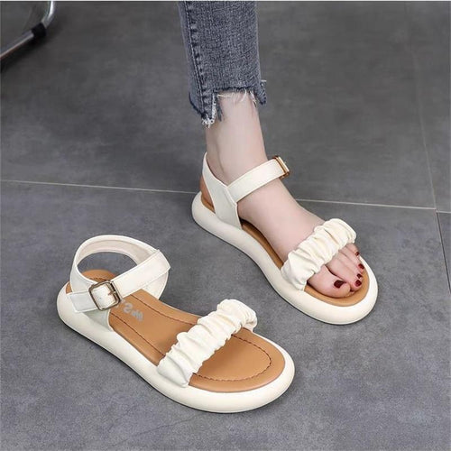 Dame Casual Sandaler med modevolde ruffle design og komfortabel fodseng Stilla