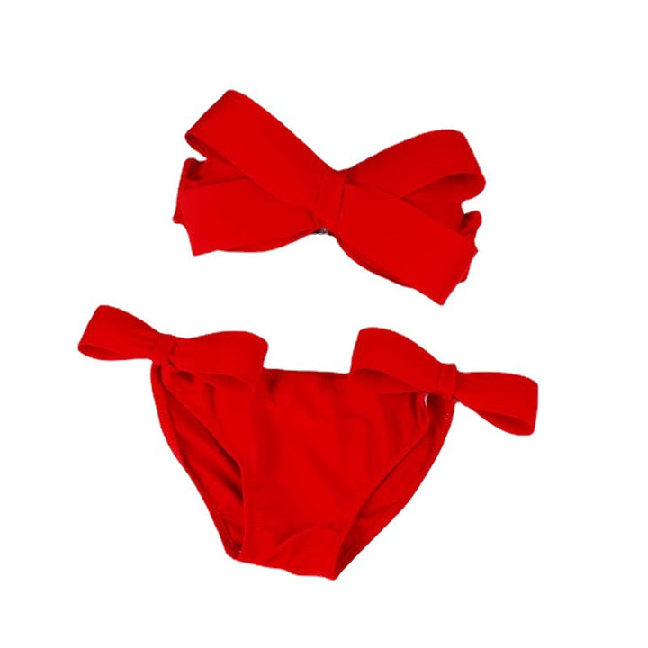 Dame Bikini-sæt med elegant sløjfedetalje Stilla