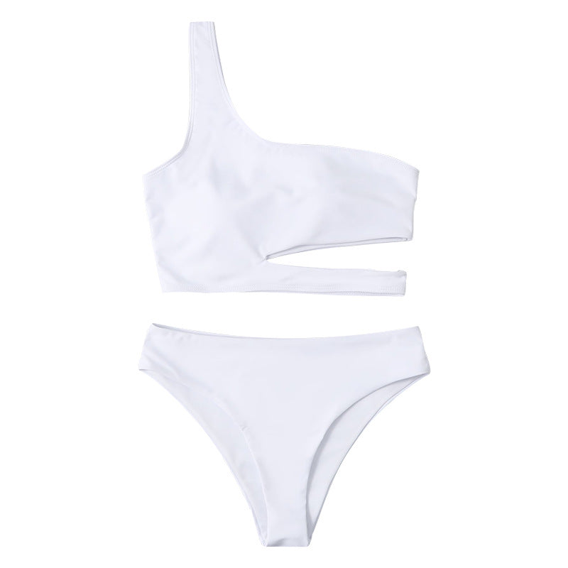 Dame bikini-sæt med ensidet snit og raffineret cut-out Stilla