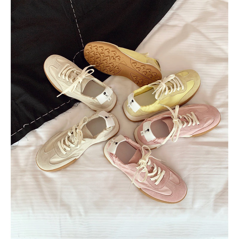 Dame Lightweight Slip-On Sporty Sneakers med Elastiske manchetter Stilla
