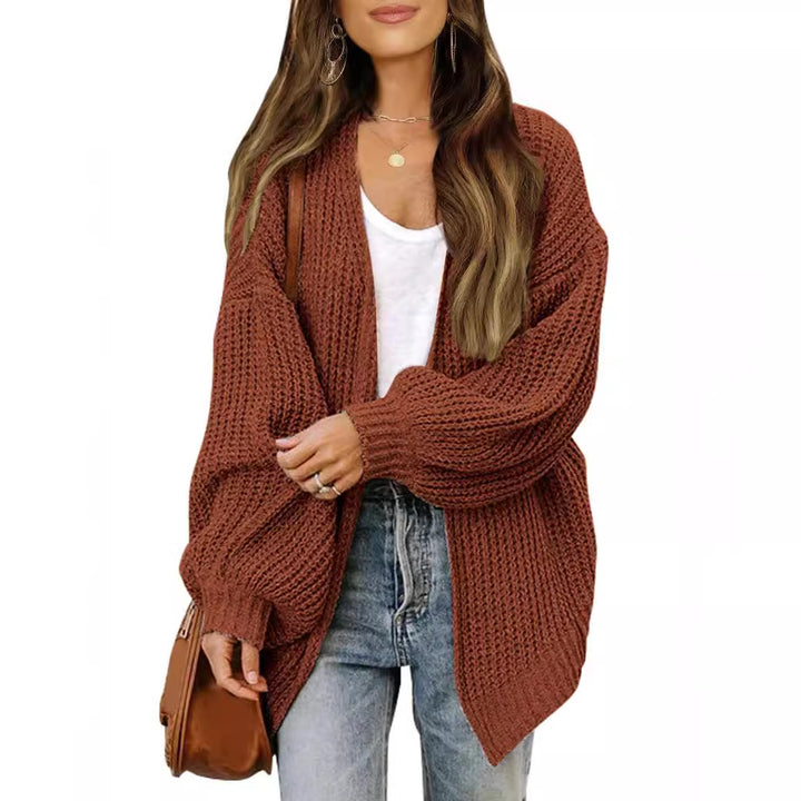 Femme Oversized Chunky Strikjakke Stilla