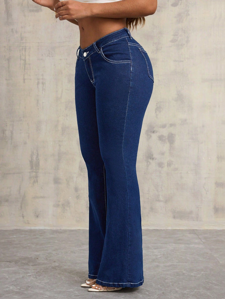 Dame Flared Høj Talje Jeans Stilla