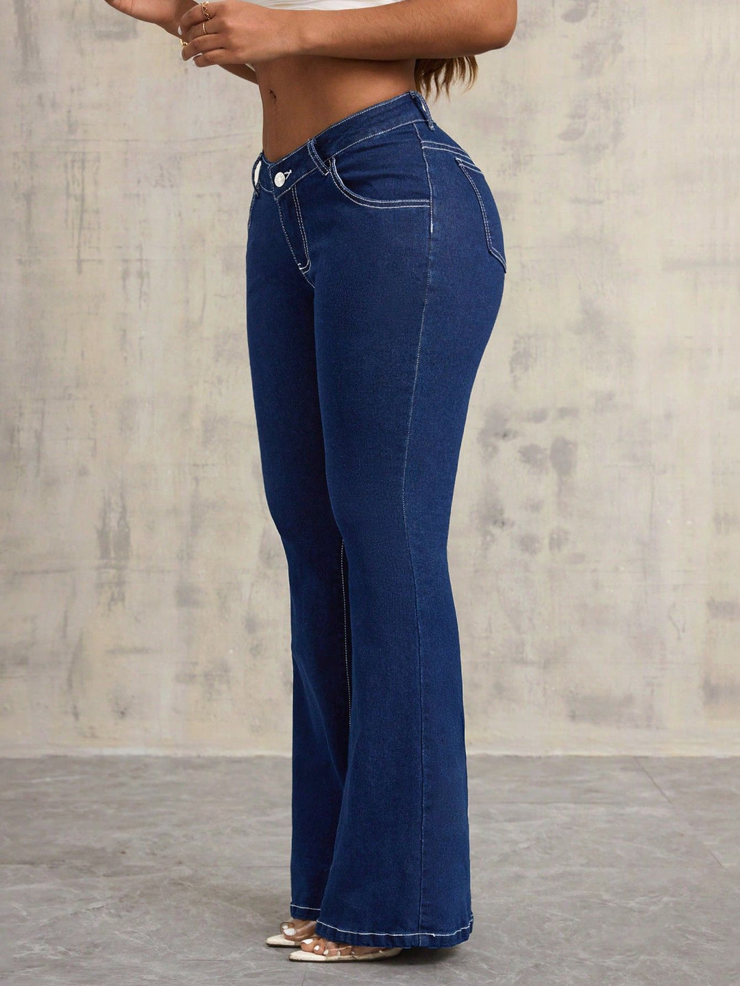 Kvindernes Flared Høj Talje Jeans Stilla