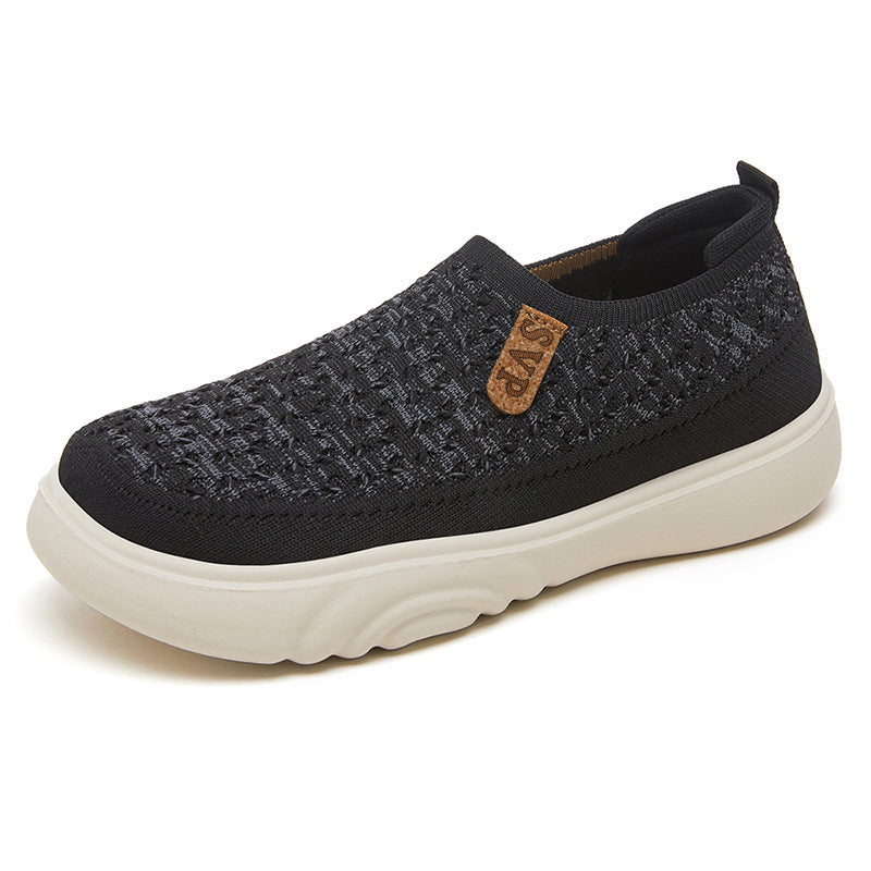 Femme Strik Slip-On Gå Sko Stilla