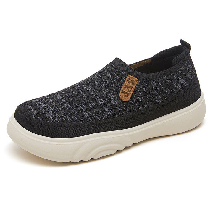 Femme Strik Slip-On Gå Sko Stilla