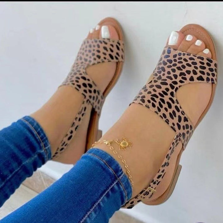 Dame Komfortable Sandaler med moderne Cut-Out Design Stilla