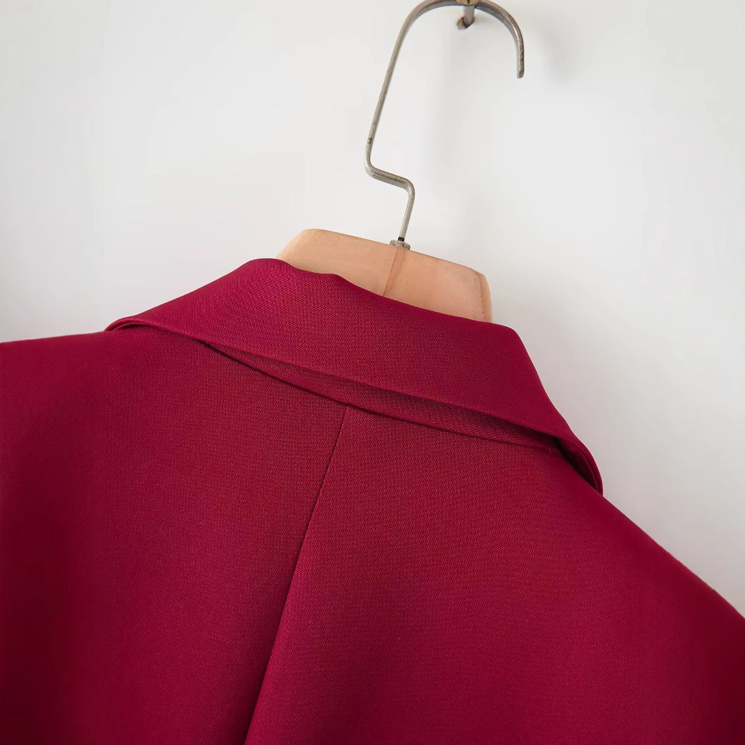 Femme Dobbeltknap Blazer Jakke Stilla