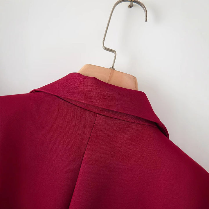 Femme Dobbeltknap Blazer Jakke Stilla
