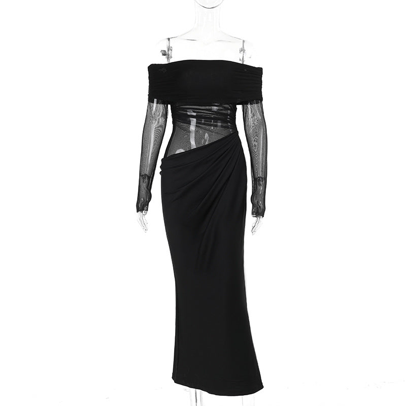 Damer Off-Shoulder Vikkjole med Ruffles-detaljer Skovae