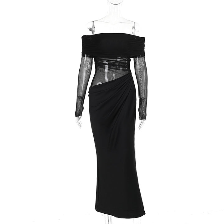 Damer Off-Shoulder Vikkjole med Ruffles-detaljer Skovae