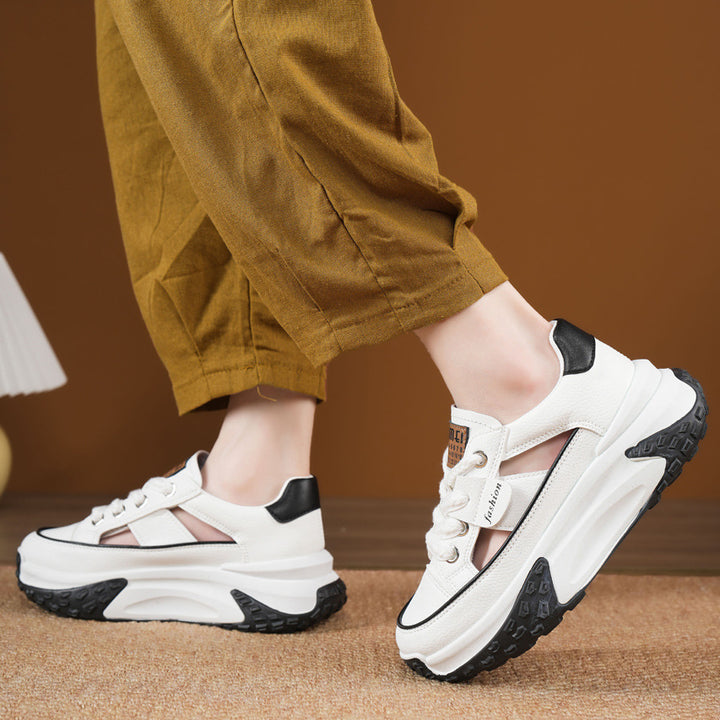 Dame Chunky Sneakers med trendy profilsål og komfortabel dæmpning Stilla
