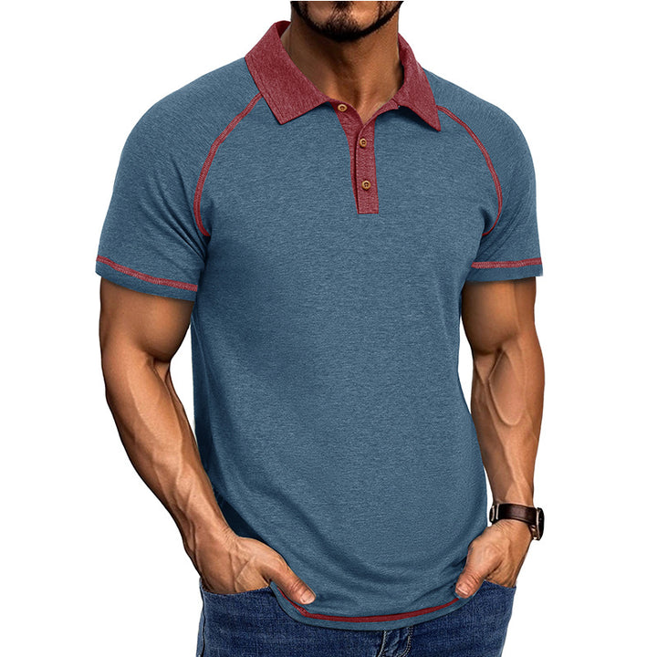 Herre Polo-Shirt med moderne krave Stilla