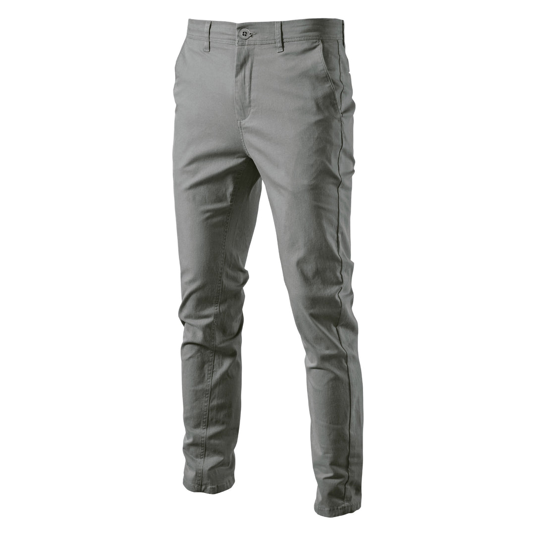 Herrer Chino-bukser med elastisk talje og moderne slim-fit-snit Stilla