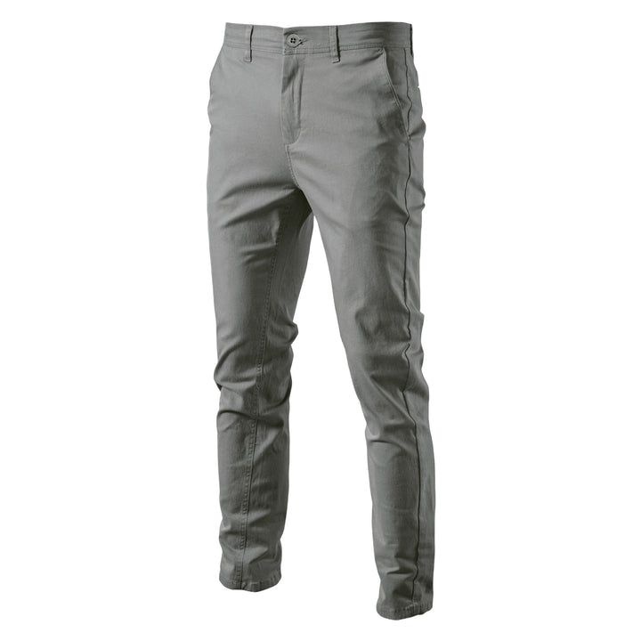 Herrer Chino-bukser med elastisk talje og moderne slim-fit-snit Stilla