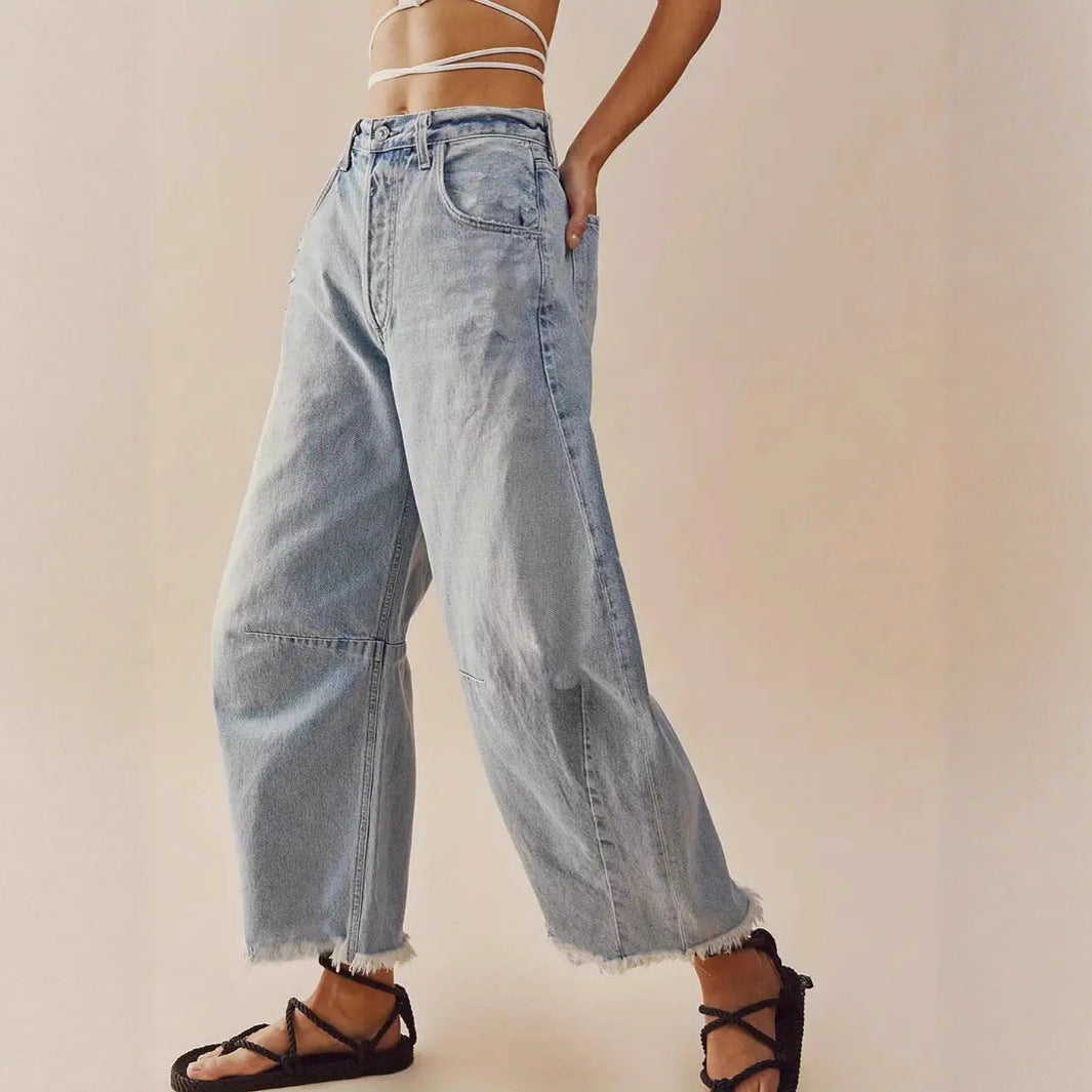 Damer Løse Jeans i Vintage-look Stilla