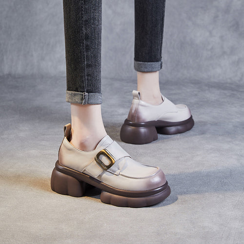 Dame Chunky Platform Slipper med dekorativ spænde Stilla